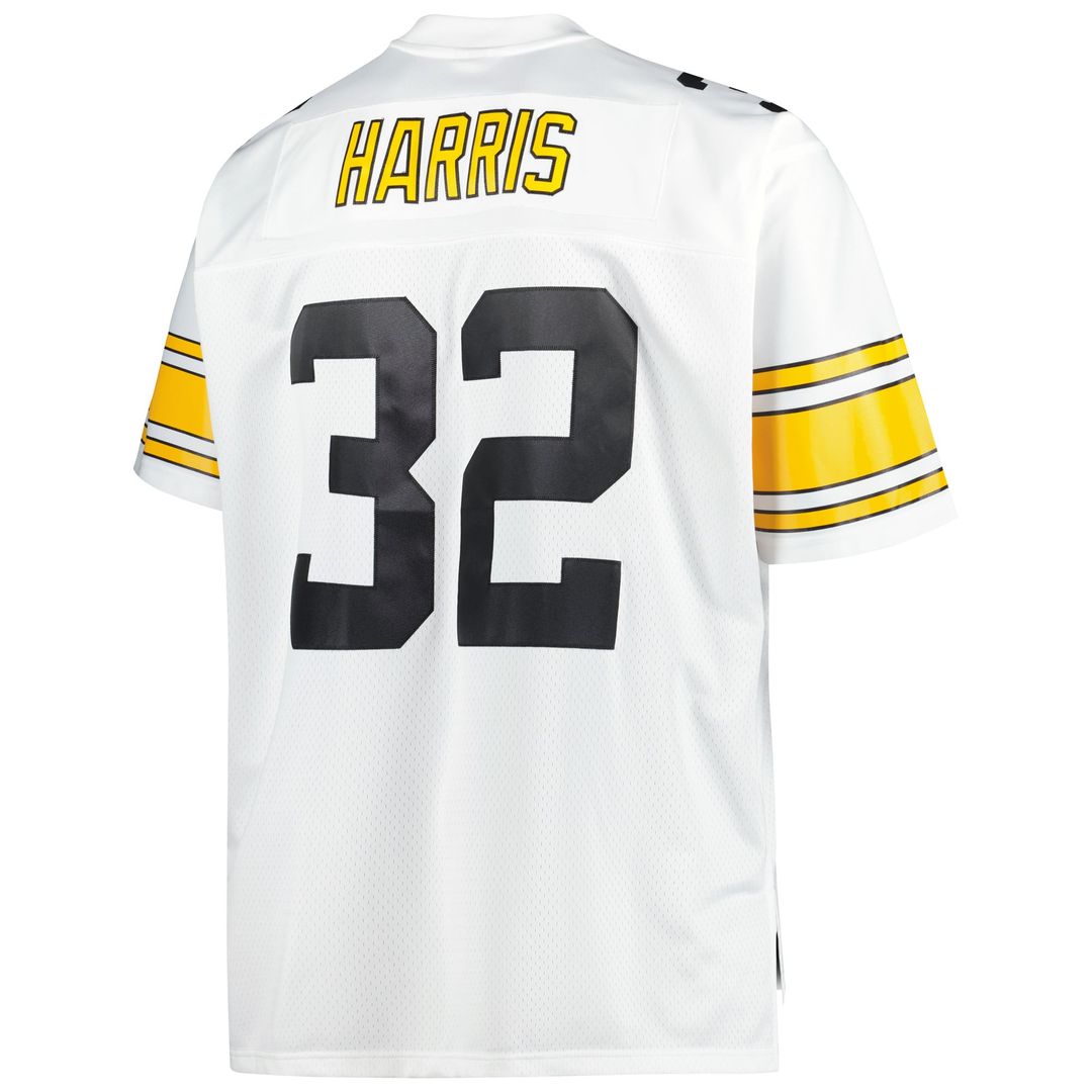 Men's Pittsburgh Steelers Franco Harris Black Big & Tall 1976 Legacy NFL Football Jersey - view 9