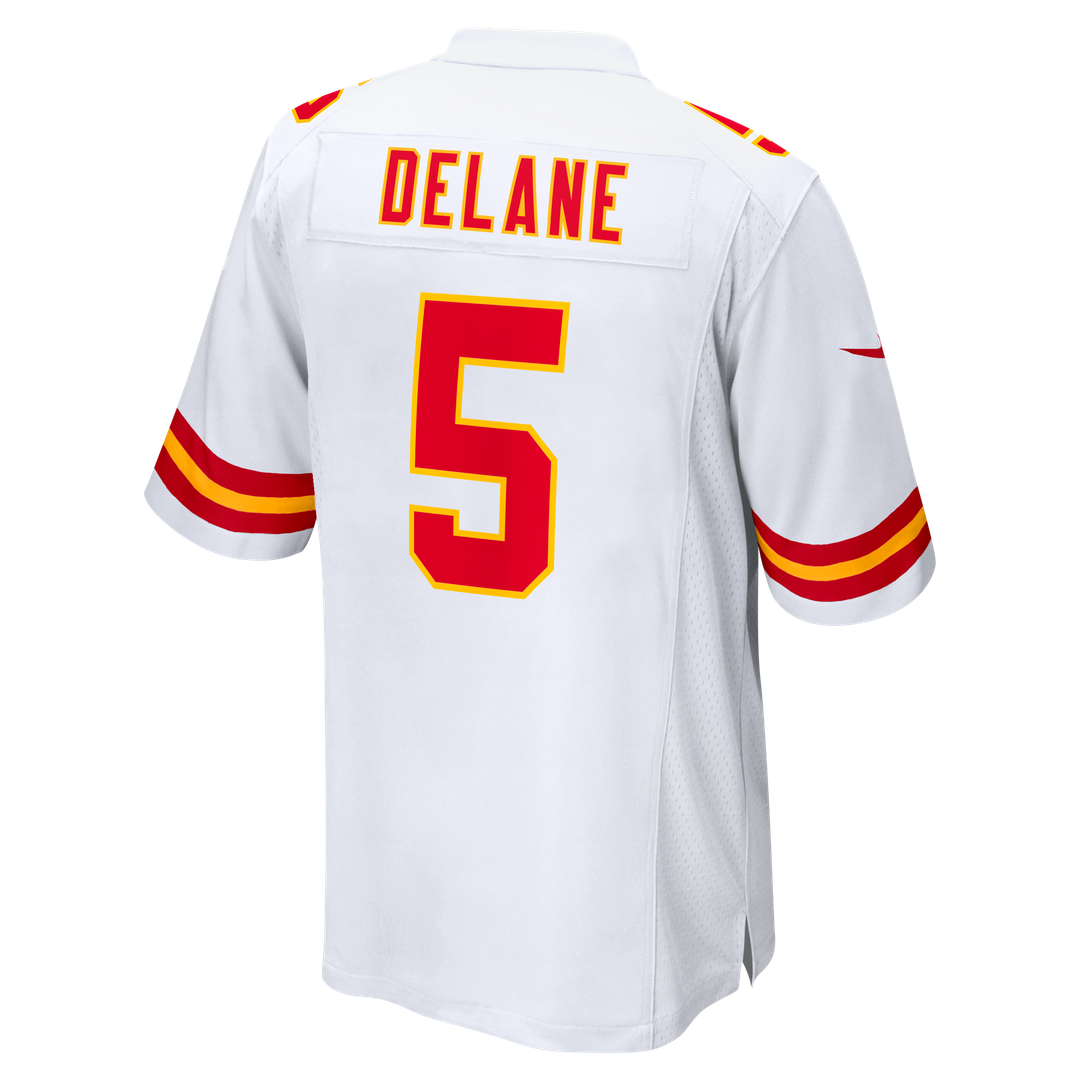 Men's Kansas City Chiefs Mansoor Delane Red Team Game NFL Football Jersey - view 15