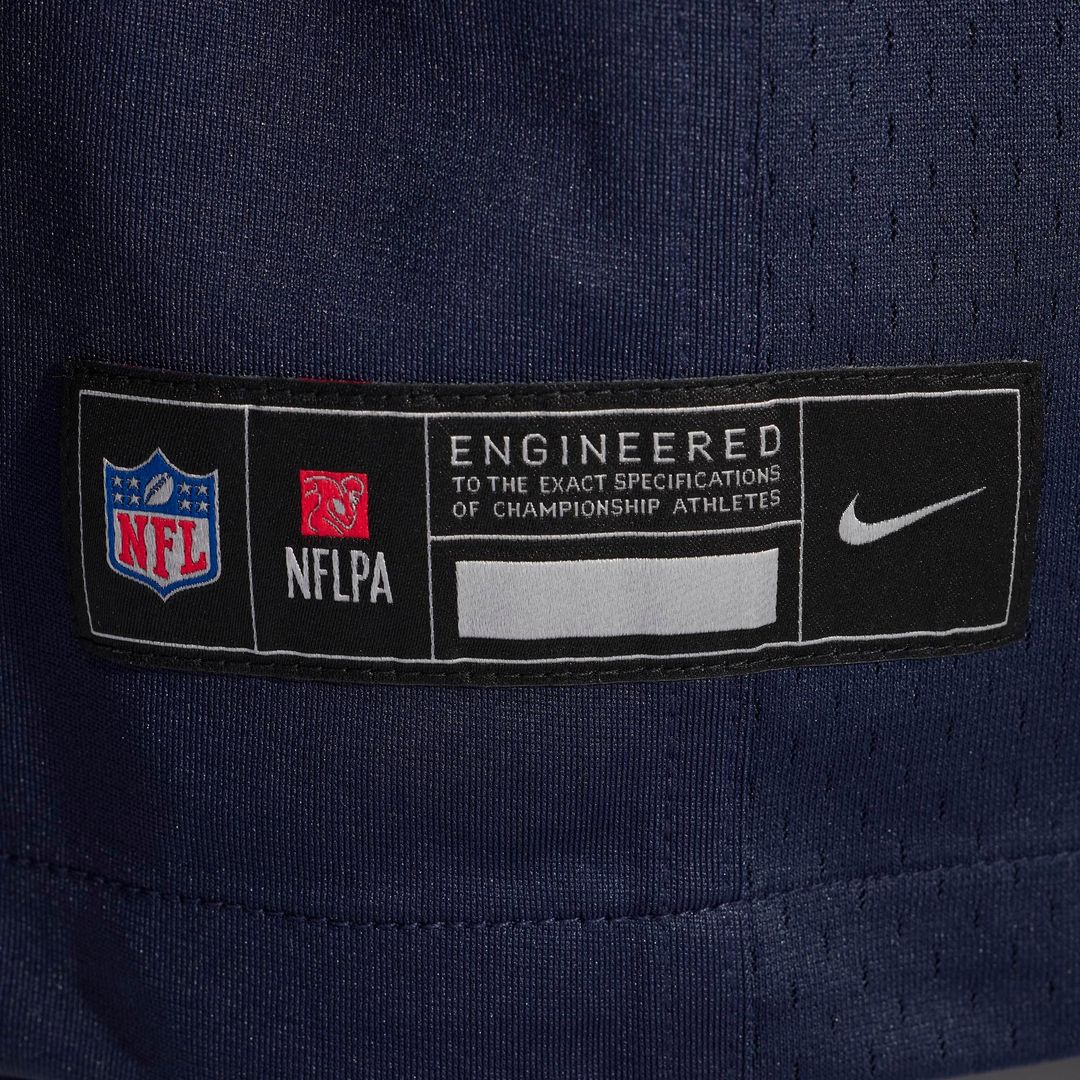 Men's Chicago Bears Malik Muhammad Navy Team Game NFL Football Jersey - view 6