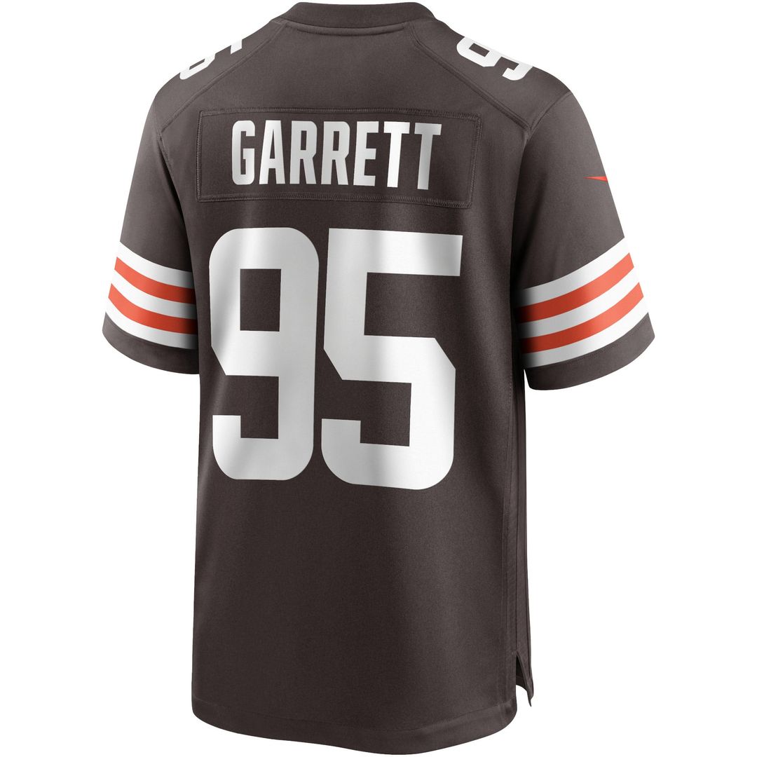 Men's Cleveland Browns Myles Garrett Brown Game NFL Football Jersey - view 3