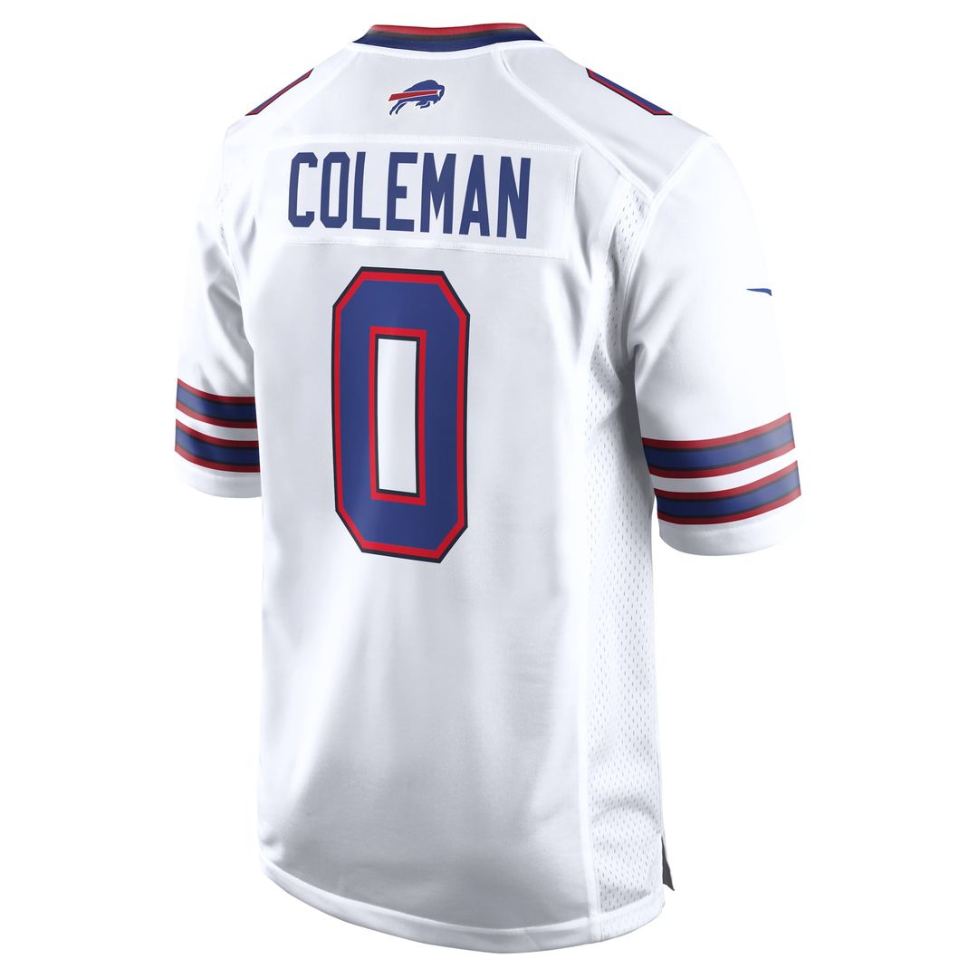 Men's Buffalo Bills Keon Coleman White Game NFL Football Jersey - view 3