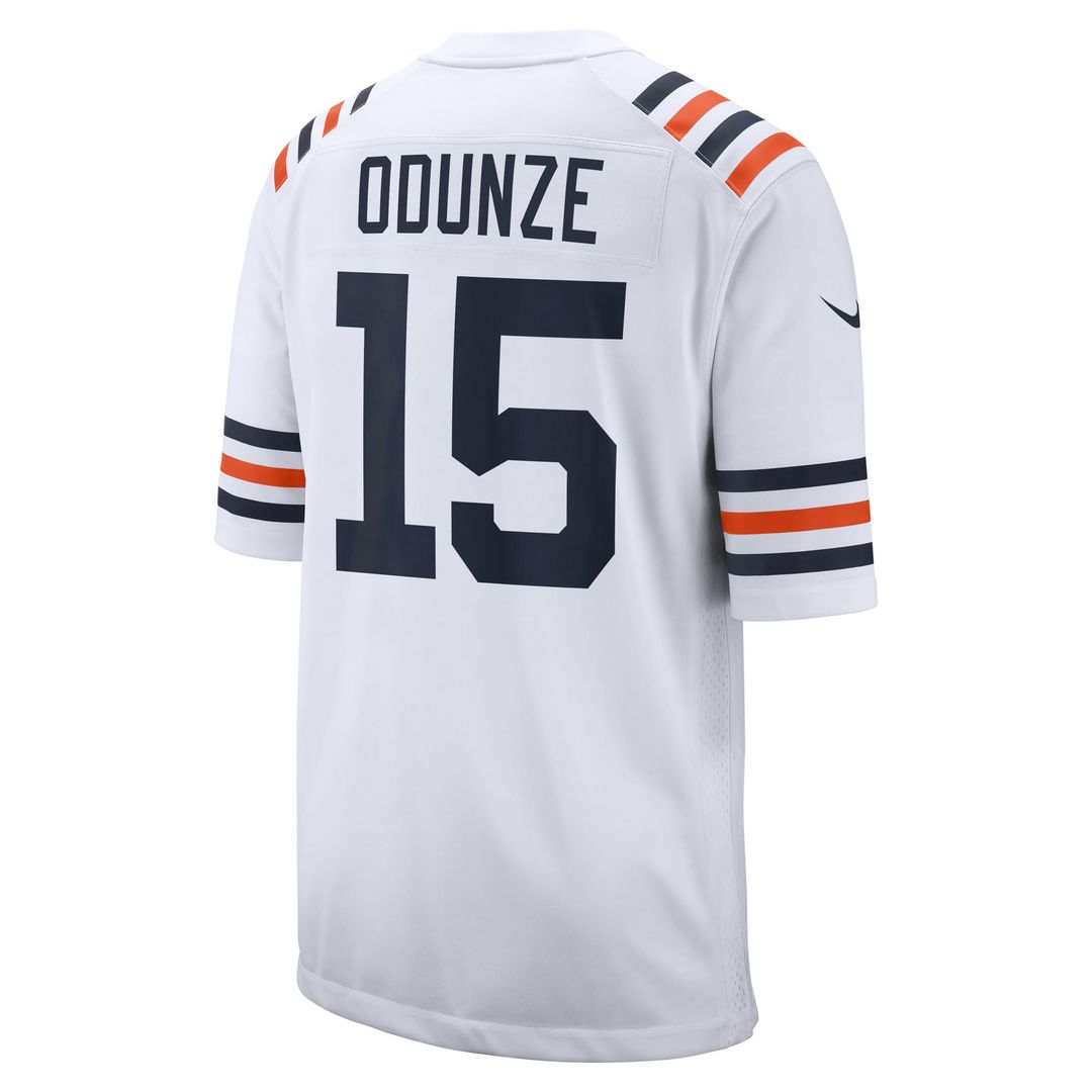 Men's Chicago Bears Rome Odunze White Alternate Game NFL Football Jersey - view 3