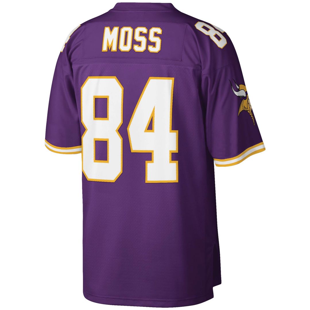 Men's Minnesota Vikings Randy Moss White Legacy Replica NFL Football Jersey - view 9