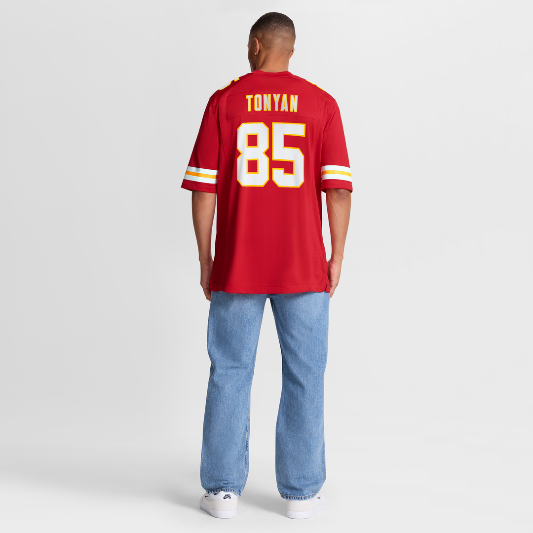 Men's Kansas City Chiefs Robert Tonyan Red Team Game NFL Football Jersey - view 8