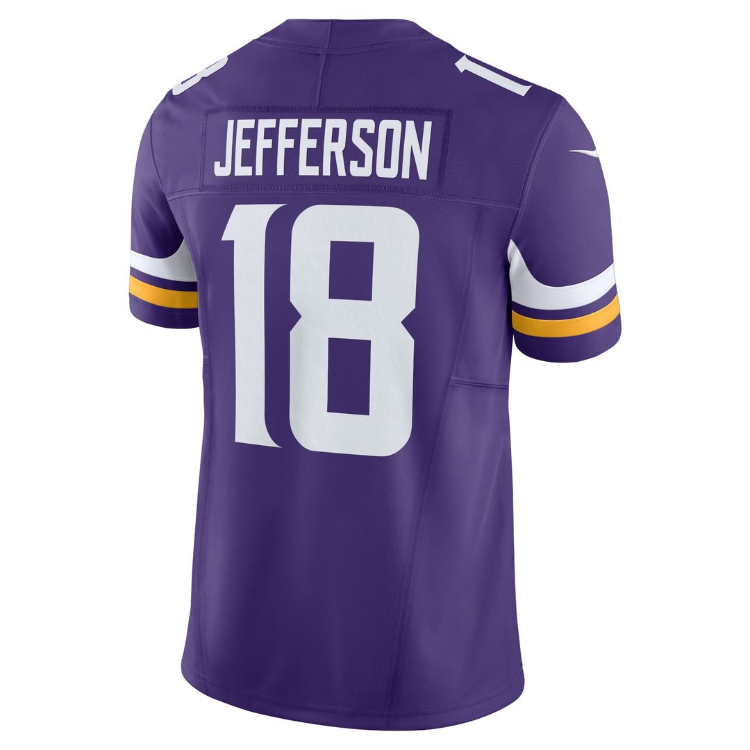 Men's Minnesota Vikings Justin Jefferson Purple Limited NFL Football Jersey - view 3