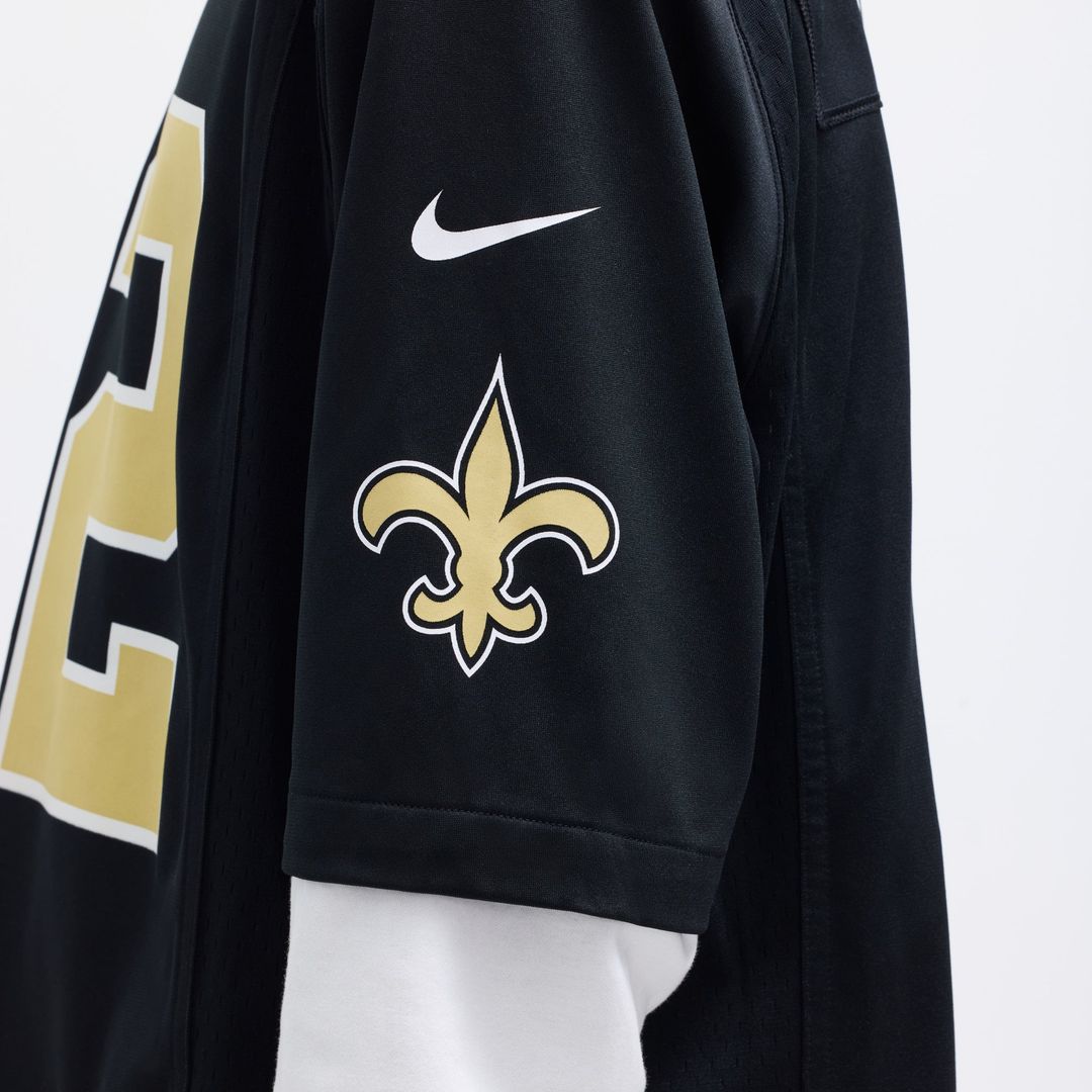 Men's New Orleans Saints Tyrann Mathieu Black Game NFL Football Jersey - view 10