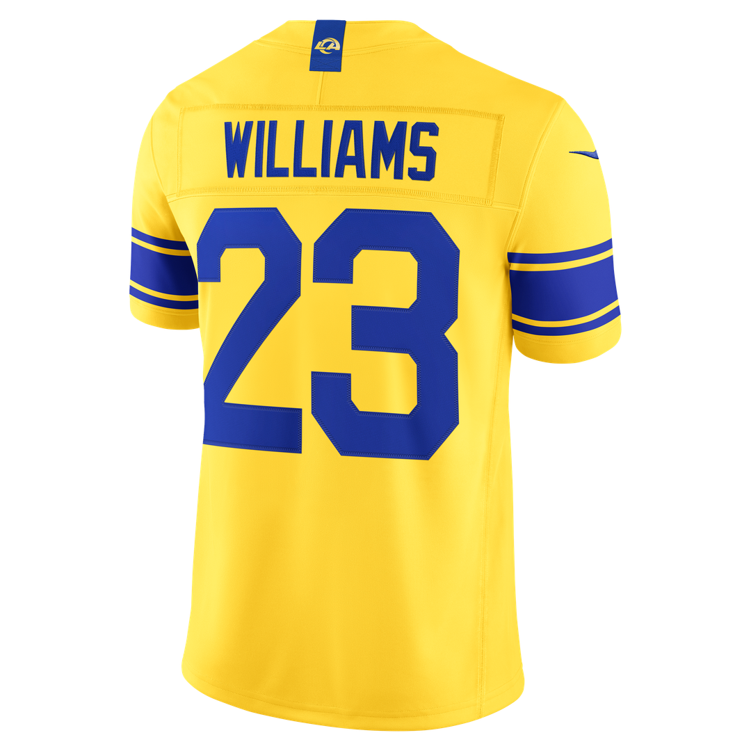 Men's Los Angeles Rams Kyren Williams Royal Team Stitched Limited NFL Football Jersey - view 42