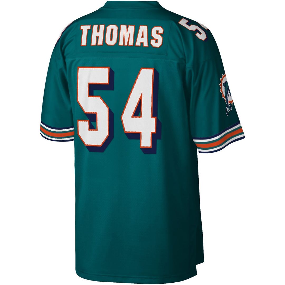 Men's Miami Dolphins Zach Thomas White Legacy Replica NFL Football Jersey - view 9
