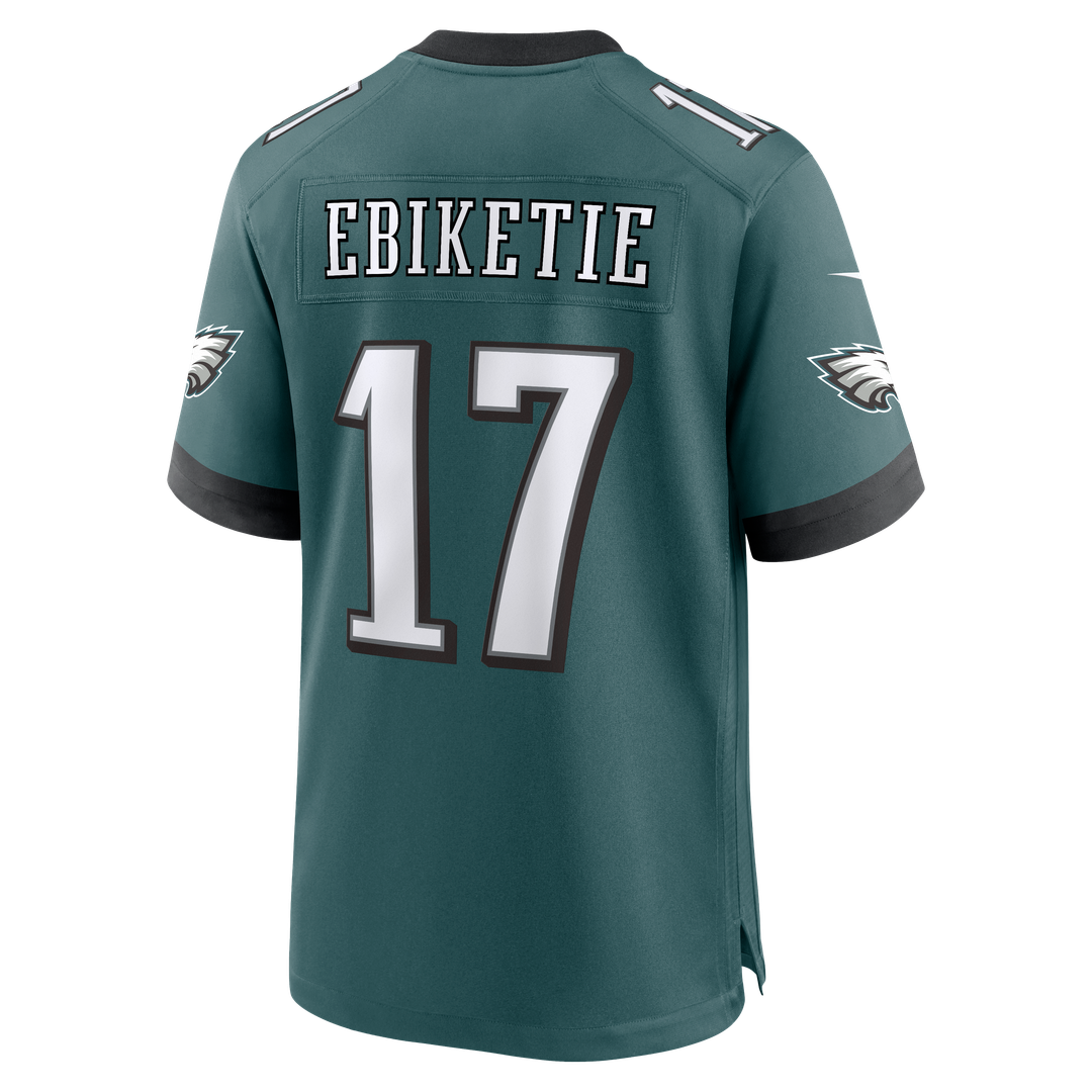 Men's Philadelphia Eagles Arnold Ebiketie Midnight Green Team Game NFL Football Jersey - view 3