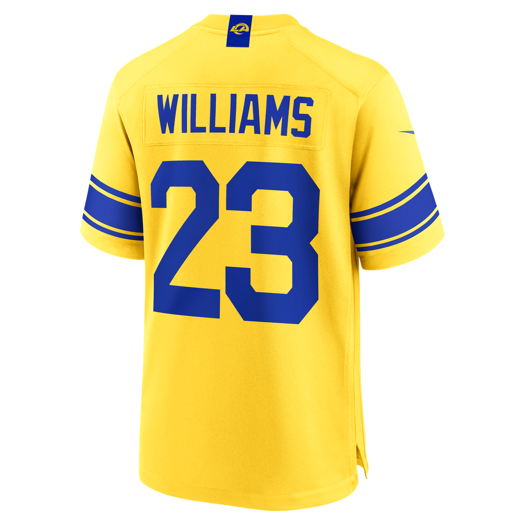 Men's Los Angeles Rams Kyren Williams White White Game NFL Football Jersey - view 16