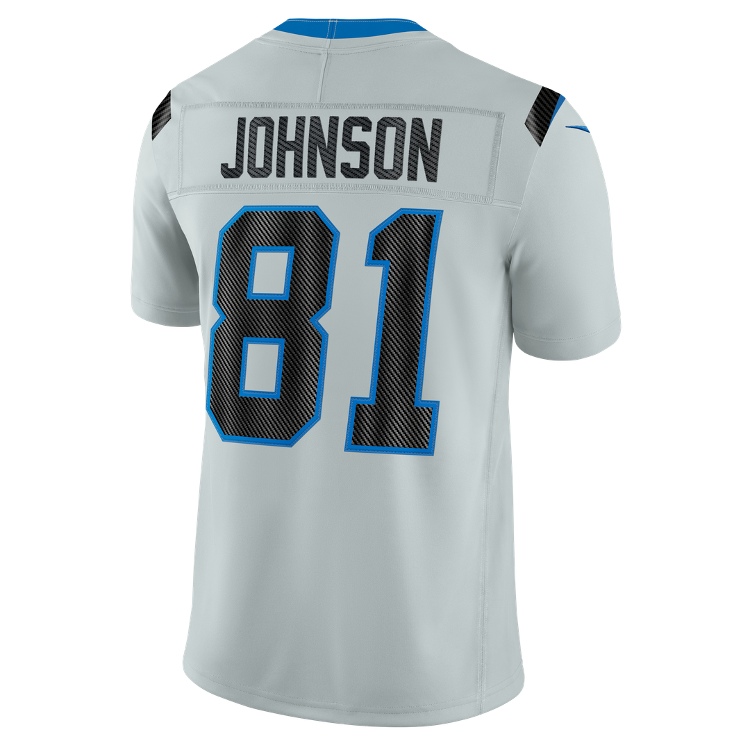Men's Detroit Lions Calvin Johnson Silver 2026 Rivalries Collection Stitched Limited NFL Football Jersey - view 3