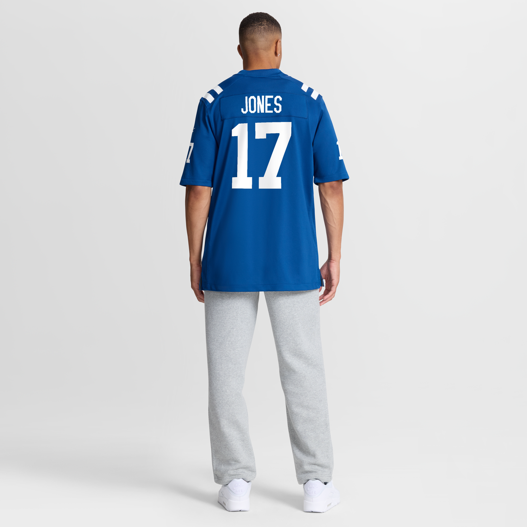 Men's Indianapolis Colts Daniel Jones White Game NFL Football Jersey - view 16