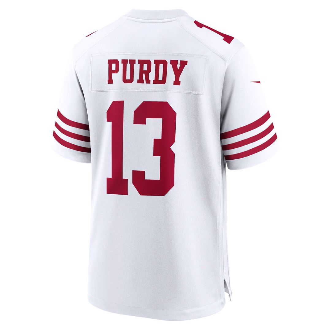 Men's San Francisco 49ers Brock Purdy Scarlet Game NFL Football Jersey - view 23