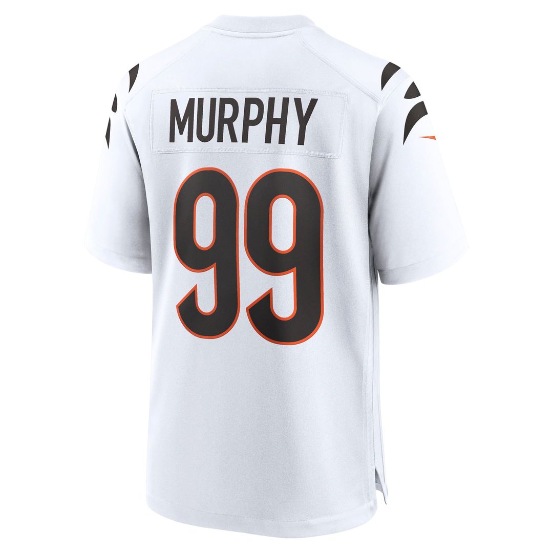Men's Cincinnati Bengals Myles Murphy Orange Alternate Game NFL Football Jersey - view 15