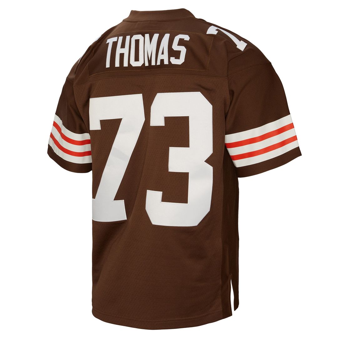 Men's Cleveland Browns Joe Thomas Brown Legacy Replica NFL Football Jersey - view 3