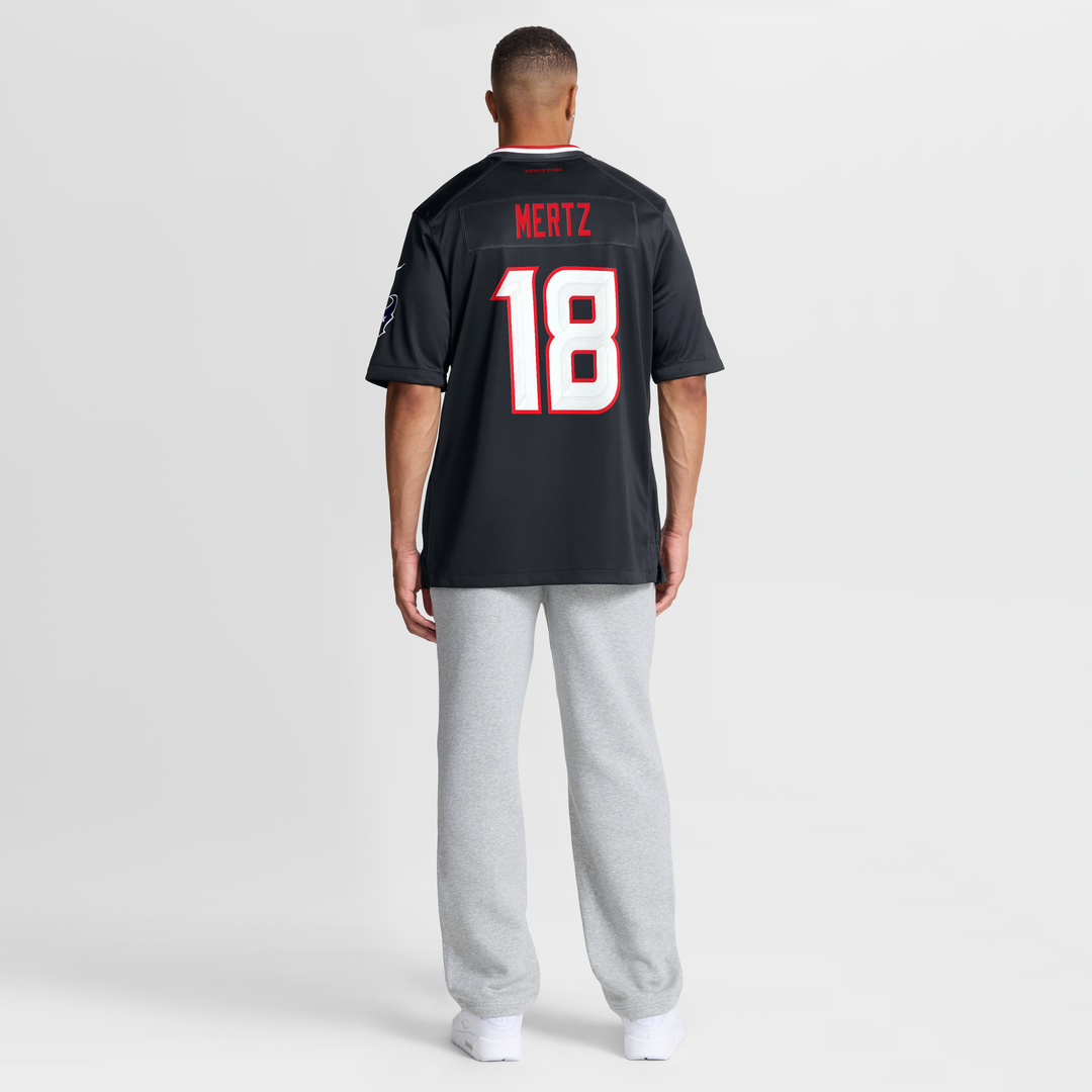Men's Houston Texans Graham Mertz Navy Team Game NFL Football Jersey - view 8