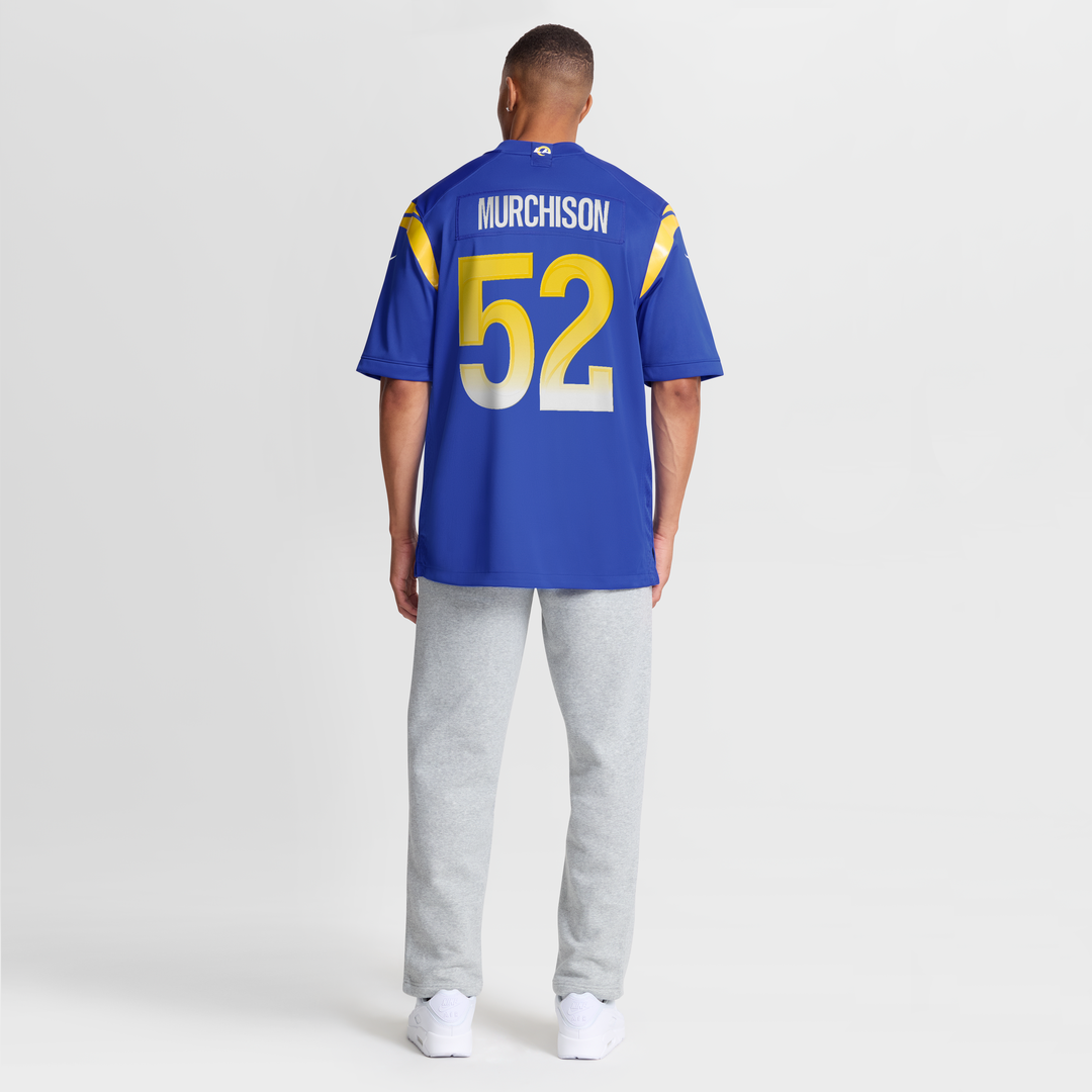 Men's Los Angeles Rams Larrell Murchison Royal Team Game NFL Football Jersey - view 8
