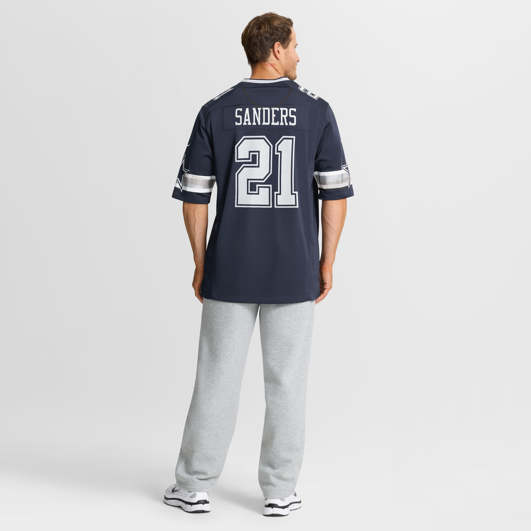 Men's Dallas Cowboys Deion Sanders Navy Team Retired Player Game NFL Football Jersey - view 8