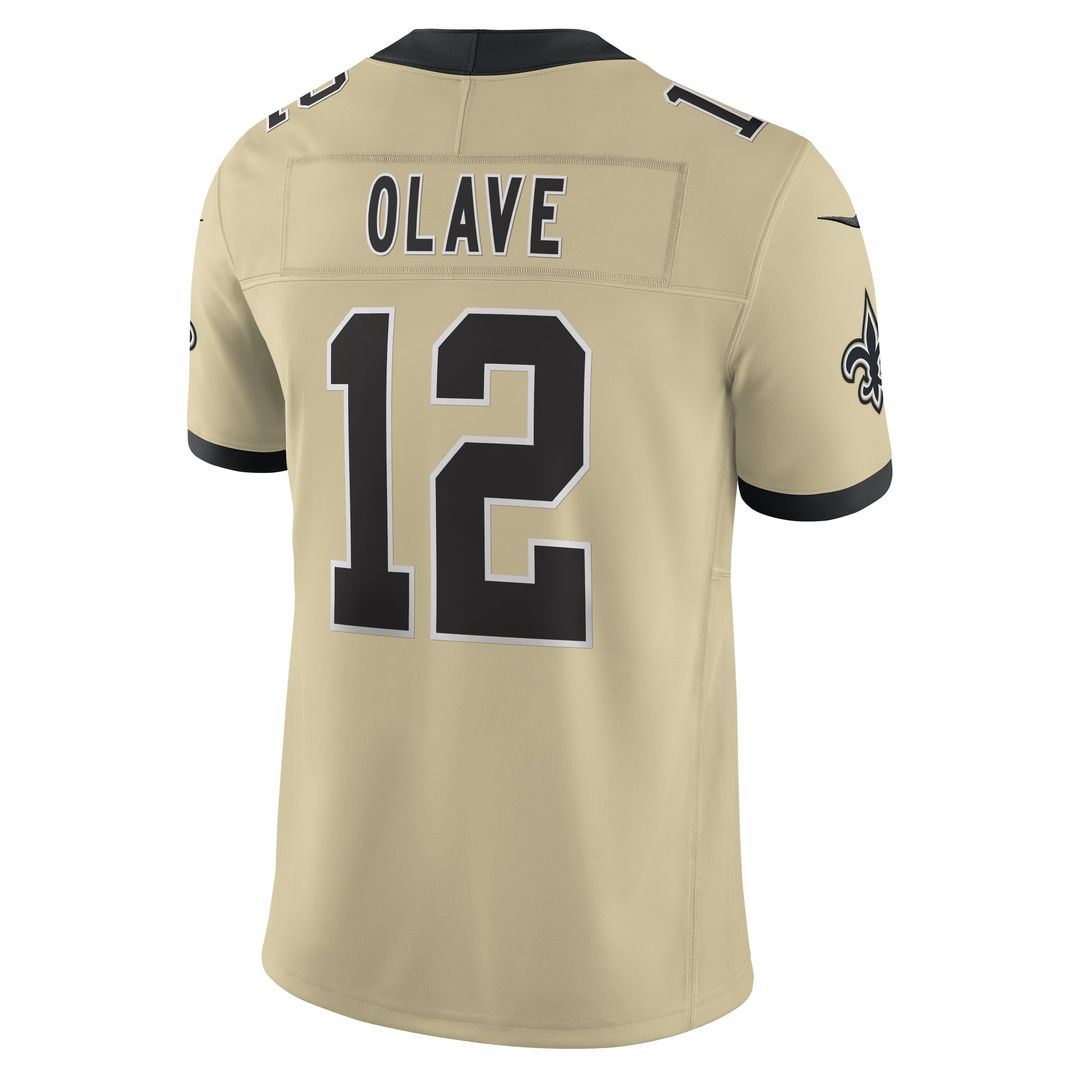 Men's New Orleans Saints Chris Olave Black Limited NFL Football Jersey - view 9