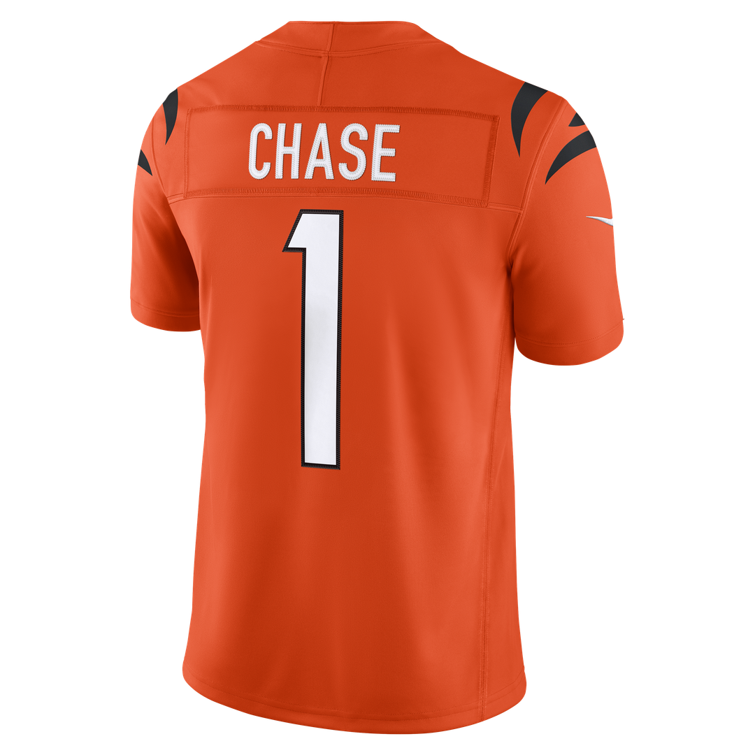 Men's Cincinnati Bengals Ja'Marr Chase Black Team Stitched Limited NFL Football Jersey - view 12