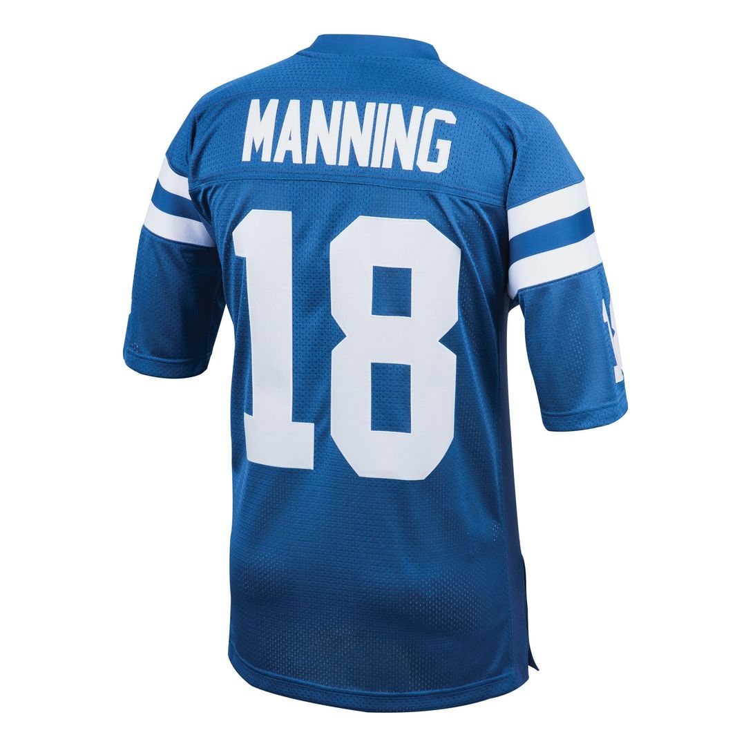 Men's Indianapolis Colts 1998 Peyton Manning Royal Throwback NFL Football Jersey - view 3