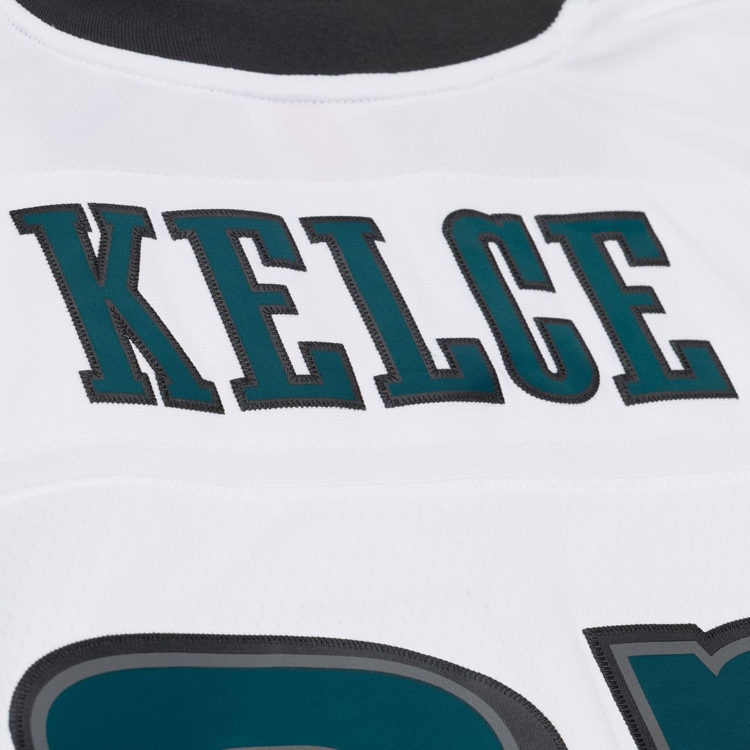 Men's Philadelphia Eagles Jason Kelce White 2011 Legacy Replica NFL Football Jersey - view 9