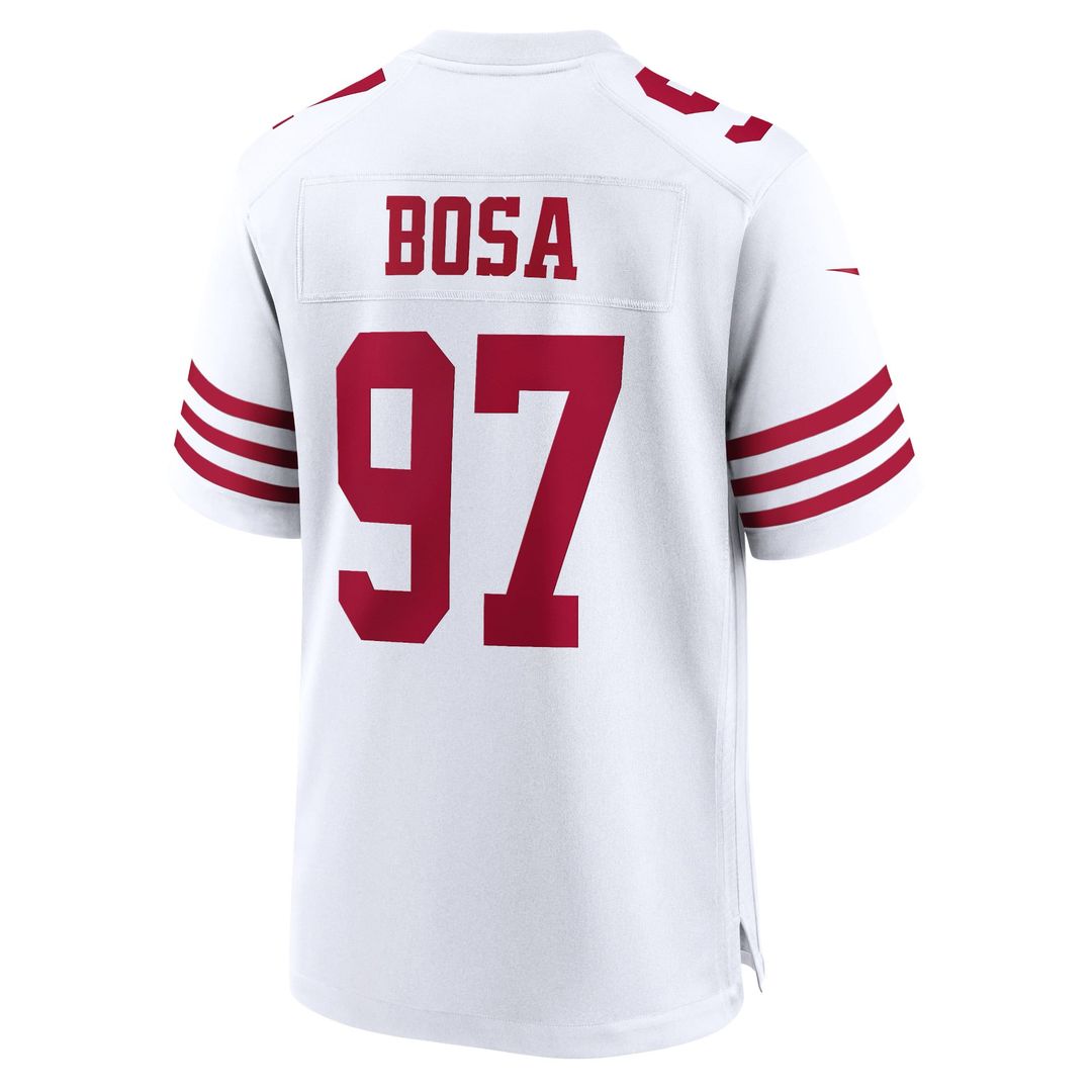 Men's San Francisco 49ers Nick Bosa Scarlet Player Game NFL Football Jersey - view 19