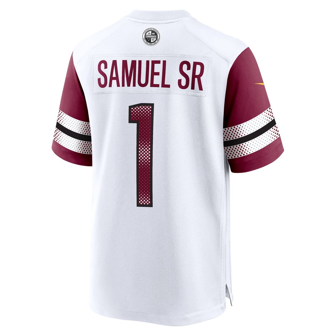 Men's Washington Commanders Deebo Samuel Sr Burgundy Game NFL Football Jersey - view 15