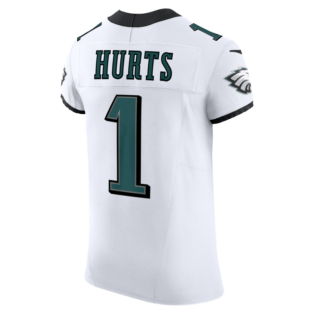 Men's Philadelphia Eagles Jalen Hurts White Elite NFL Football Jersey - view 3