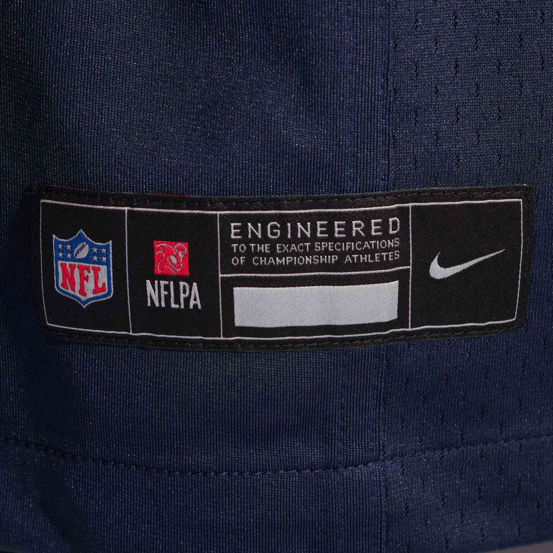 Men's Chicago Bears Ozzy Trapilo Navy Team Game NFL Football Jersey - view 6