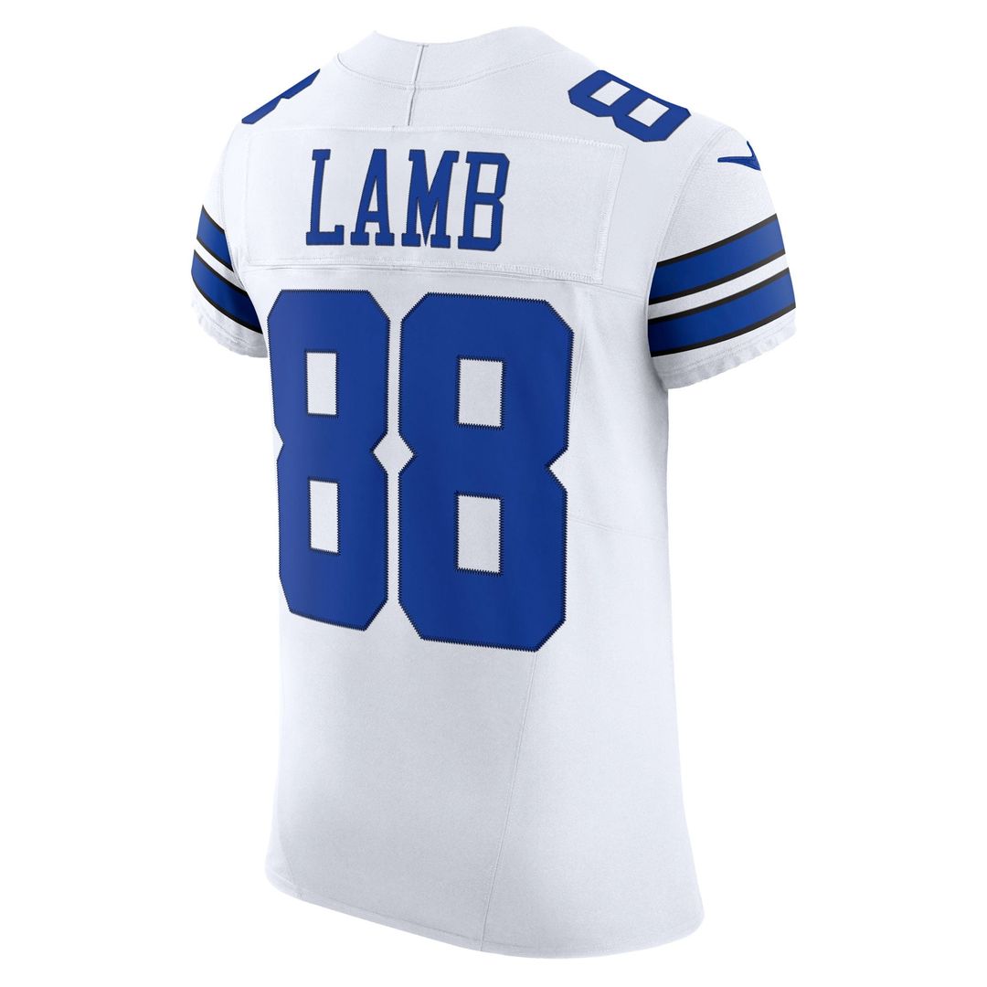Men's Dallas Cowboys CeeDee Lamb White Elite NFL Football Jersey - view 3