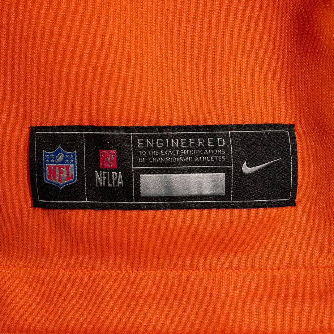 Men's Denver Broncos Tyler Onyedim Orange Game NFL Football Jersey - view 8