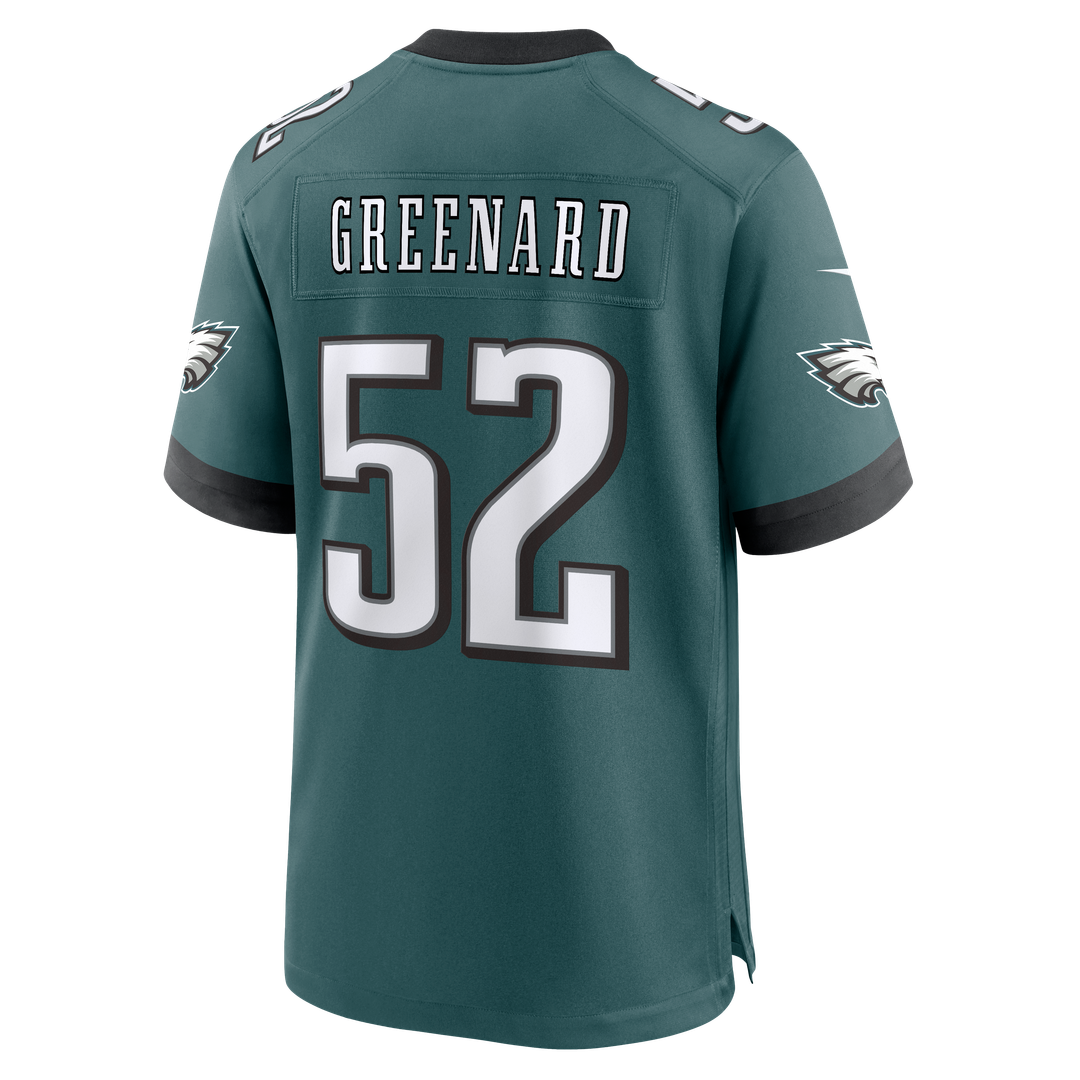 Men's Philadelphia Eagles Jonathan Greenard Midnight Green Team Game NFL Football Jersey - view 3