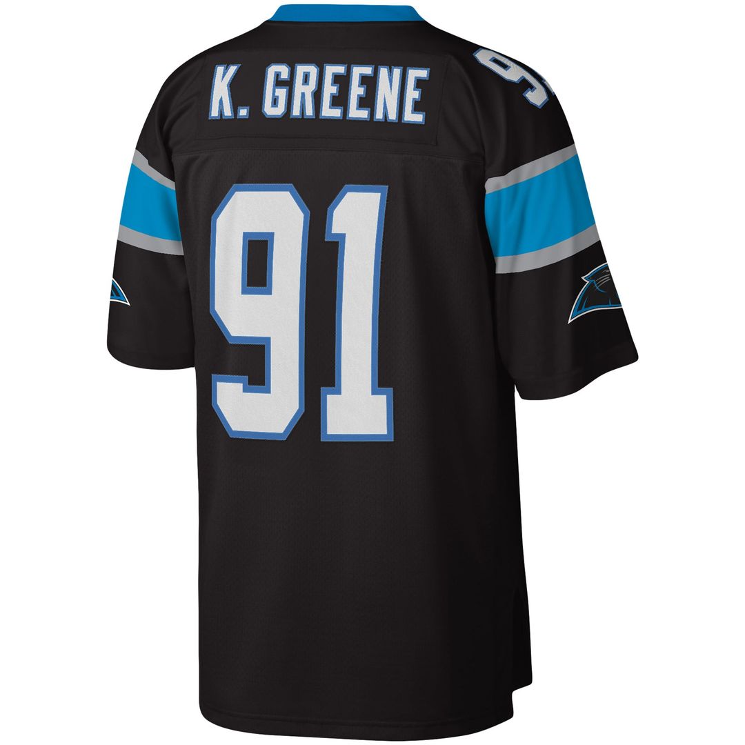 Men's Carolina Panthers Kevin Greene Black Legacy Replica NFL Football Jersey - view 3