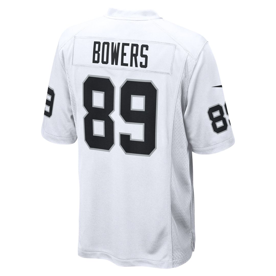Men's Las Vegas Raiders Brock Bowers Black Player Game NFL Football Jersey - view 33
