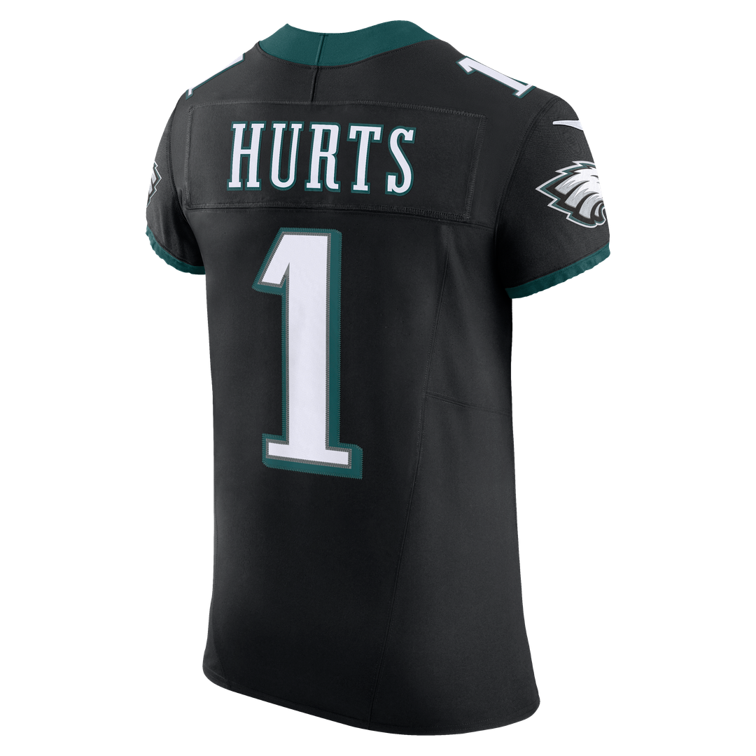 Men's Philadelphia Eagles Jalen Hurts Black Alternate Elite NFL Football Jersey - view 3