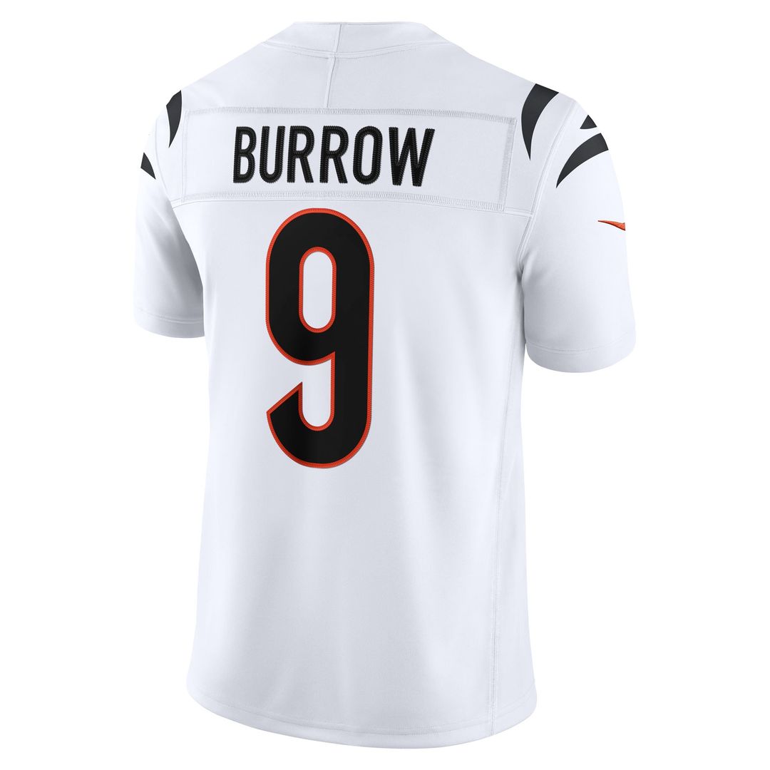 Men's Cincinnati Bengals Joe Burrow Orange Alternate Stitched Limited NFL Football Jersey - view 23