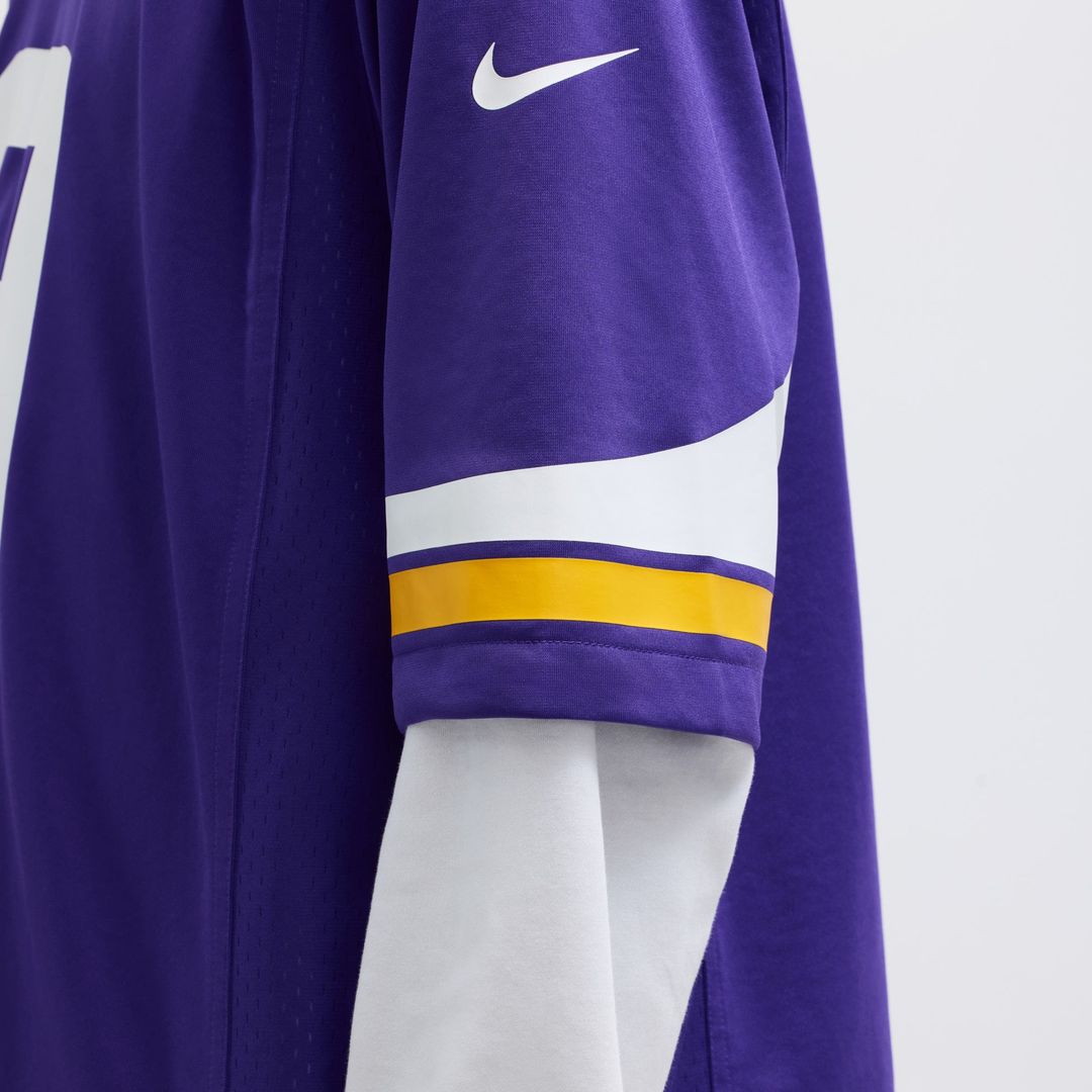Men's Minnesota Vikings J.J. McCarthy White Alternate Game NFL Football Jersey - view 16