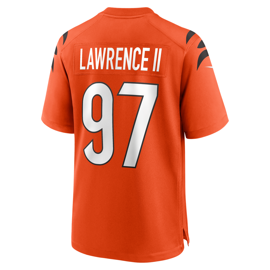 Men's Cincinnati Bengals Dexter Lawrence II Black Game NFL Football Jersey - view 13