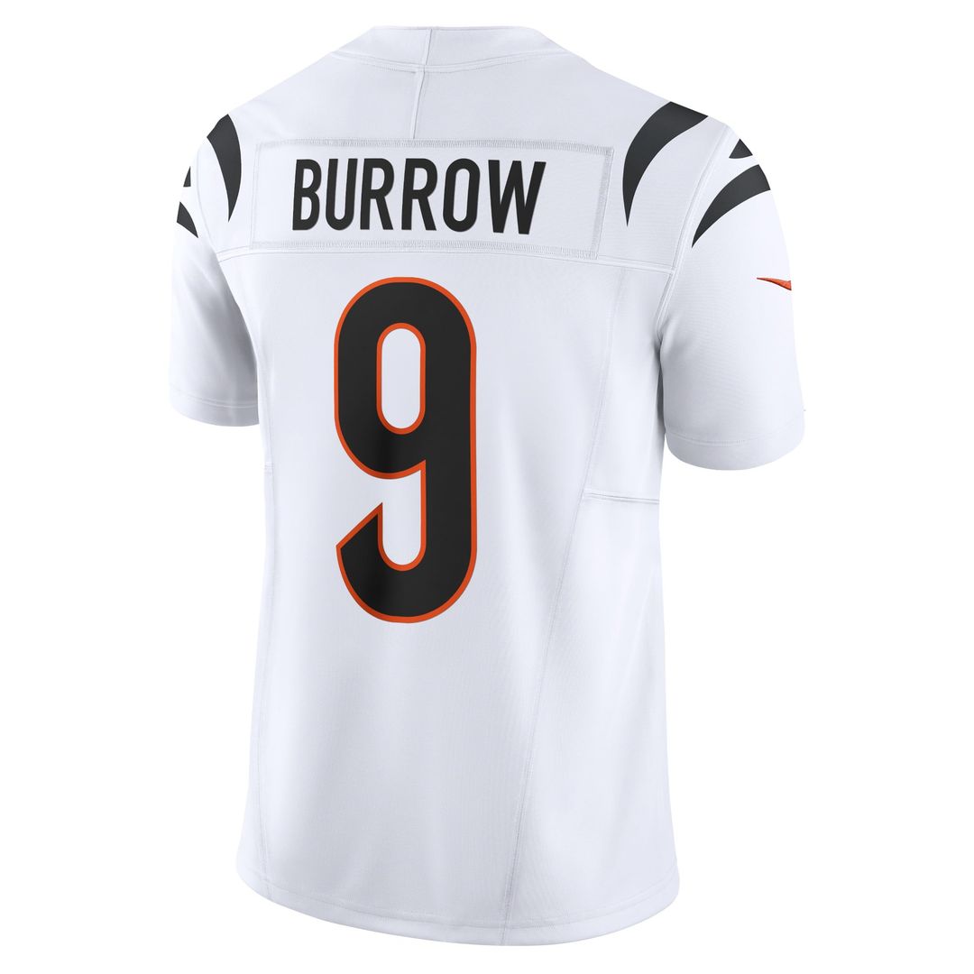 Men's Cincinnati Bengals Joe Burrow Orange Limited NFL Football Jersey - view 12
