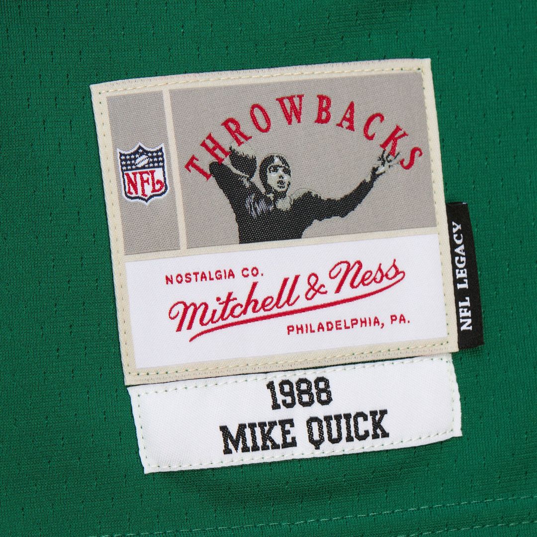 Men's Philadelphia Eagles Mike Quick Kelly Green Legacy Replica NFL Football Jersey - view 5