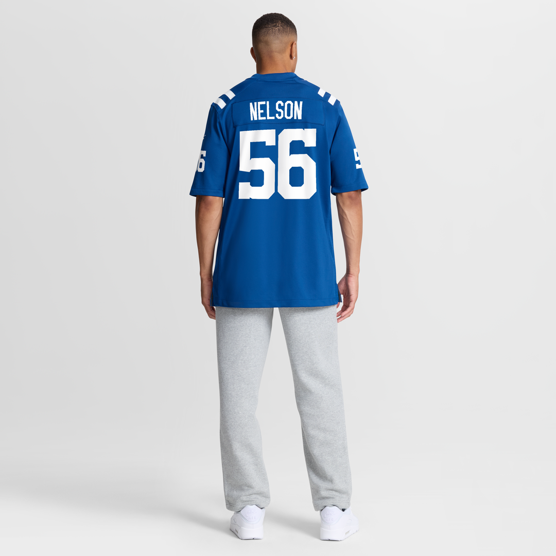 Men's Indianapolis Colts Quenton Nelson Royal Game NFL Football Jersey - view 8