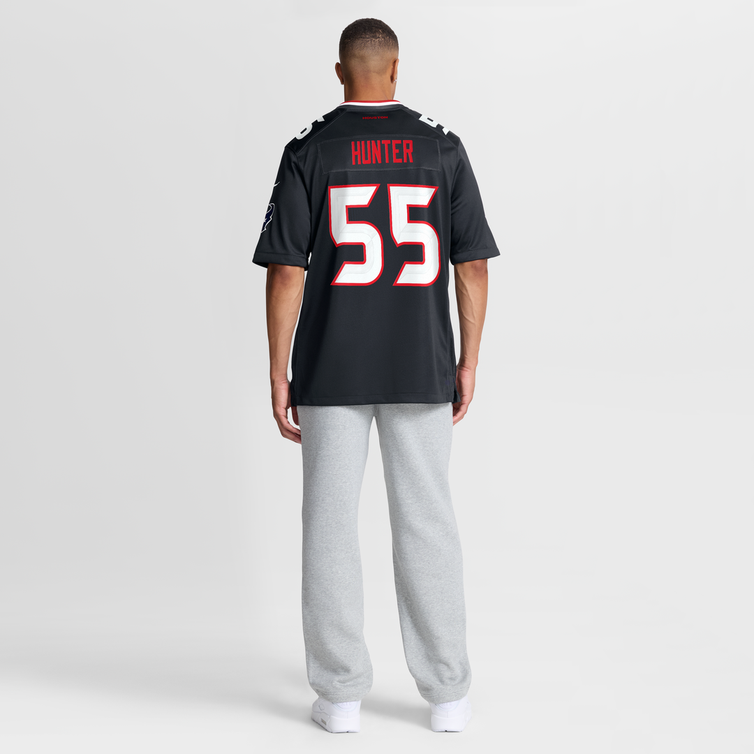 Men's Houston Texans Danielle Hunter Navy Team Game NFL Football Jersey - view 8