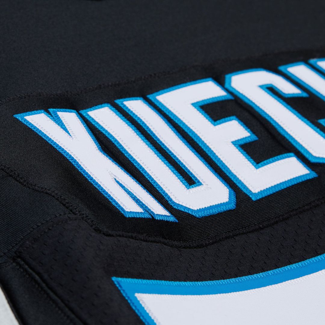 Men's Carolina Panthers Luke Kuechly Black 2013 Throwback NFL Football Jersey - view 6