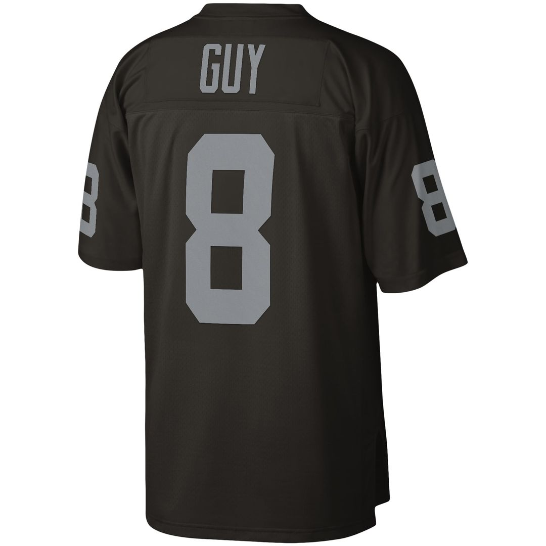 Men's Las Vegas Raiders Ray Guy Black Legacy Replica NFL Football Jersey - view 3