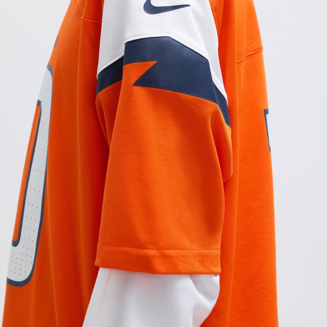 Men's Denver Broncos Bo Nix Navy Alternate Game NFL Football Jersey - view 22