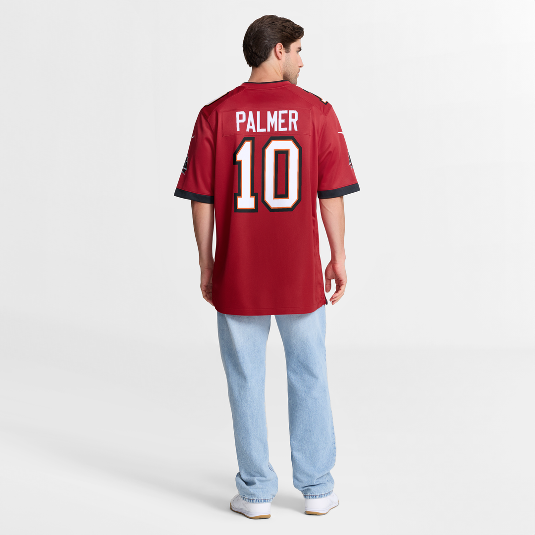 Men's Tampa Bay Buccaneers Trey Palmer Red Game NFL Football Jersey - view 8
