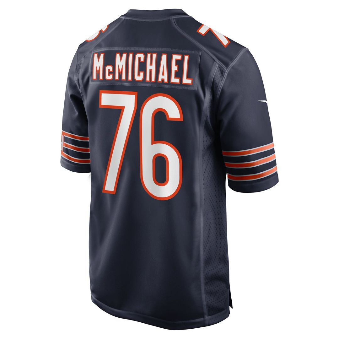 Men's Chicago Bears Steve McMichael Navy Retired Player Game NFL Football Jersey - view 3