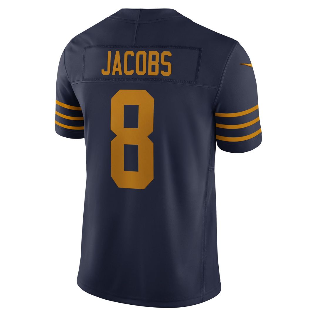 Men's Green Bay Packers Josh Jacobs Navy The 1923 Classic Limited NFL Football Jersey - view 3