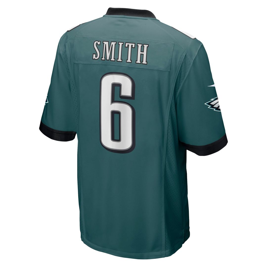 Men's Philadelphia Eagles DeVonta Smith Midnight Green Team Game NFL Football Jersey - view 15
